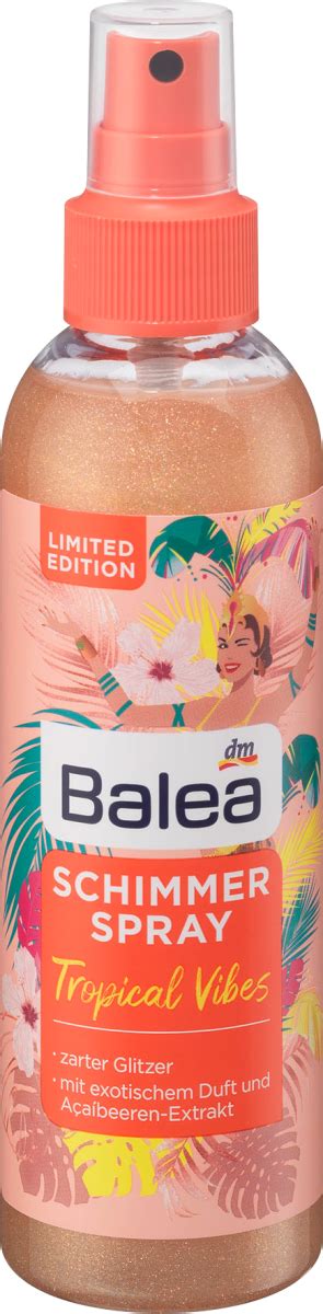 Balea Bodyspray schimmernd Tropical Vibes 200 ml dauerhaft günstig