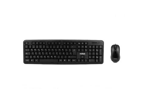 Nilox Kit Rato Esp Teclado Usb Qwerty Espanhol Preto Worten Pt