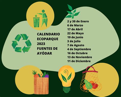 Calendario Ecoparque M Vil Ayuntamiento De Fuentes De Ayodar