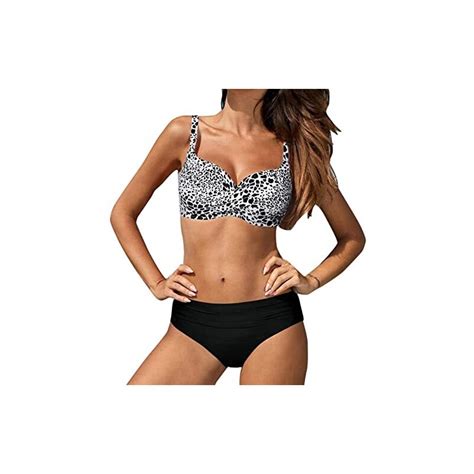 LCpddajlspig Bikini Costume Da Bagno Donna Imbottito Curvy Mare Bikini Triangolo Brasiliana