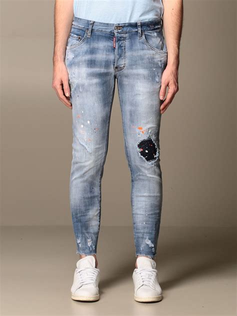 Dsquared2 Jeans Homme Denim Jeans Dsquared2 S74lb0807 S30708 En