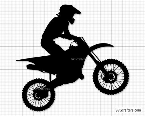 Motocross Svg, Motorcycle Svg, Dirt Bike Svg, Racing Svg, Biker Svg ...