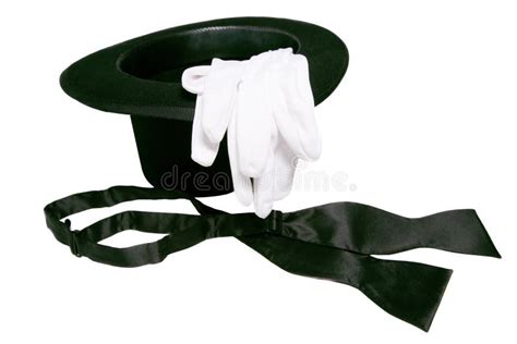 Top Hat Gloves And Bow Tie Stock Images Image 4696064