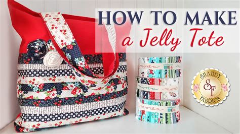 Sew a Jelly Roll Tote Bag FREE video - Sew Modern Bags