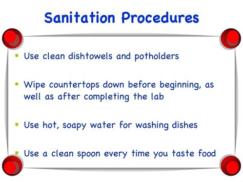 Safety Sanitation Powerpoint Ppt