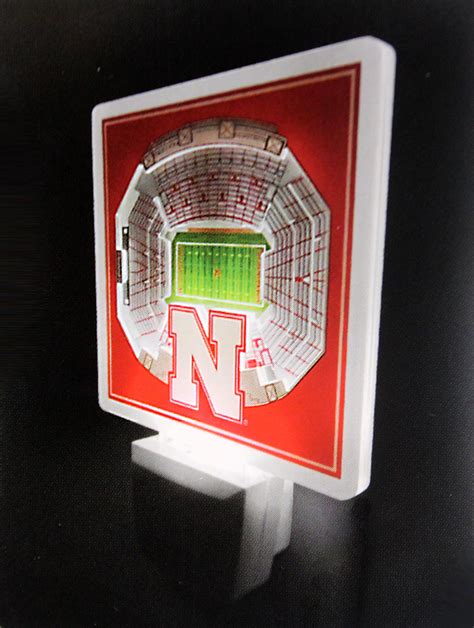 Memorial Stadium Nebraska Nightlight