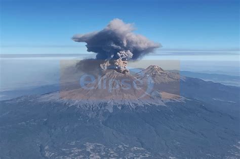 Intensa Actividad Registra Esta Ma Ana El Volc N Popocat Petl Elipse