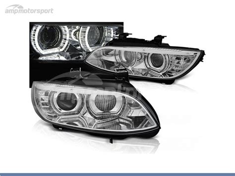 Faros Delanteros Ojos De Angel D U Para Bmw Serie E E