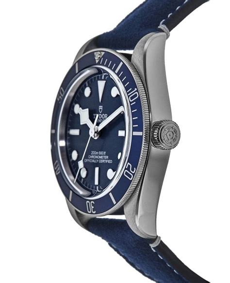 New Tudor Black Bay Fifty Eight Blue Dial Leather Strap Men S Watch