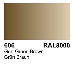 Vallejo German Green Brown RAL 8000 Primer 60ml Bottle Hobby And Model