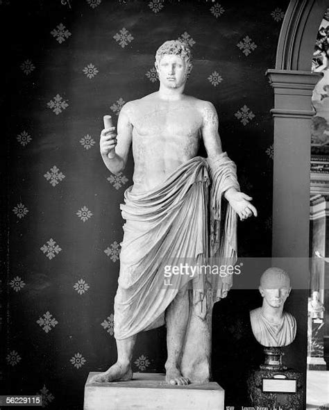 Nero Roman Emperor Antique Statue Paris Musee Du Louvre Ll