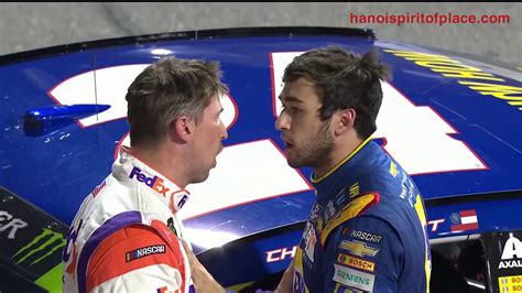 Watch The Epic Chase Elliott Denny Hamlin Video Showdown