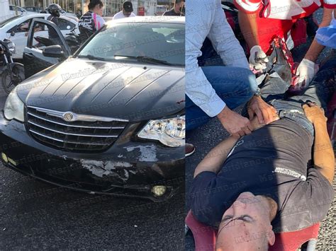 Motociclista Pierde El Pie Tras Brutal Accidente Meridiano Mx