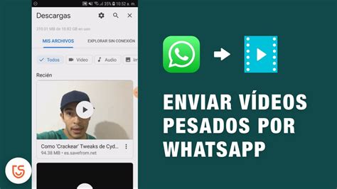 C Mo Enviar V Deos Audios Pesados Por Whatsapp Tutorial Til Youtube