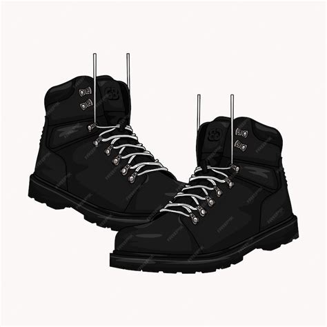 Premium Vector | Safety shoes vector image and illustration