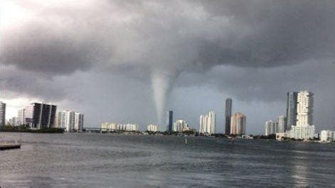 VIDEO: Giant waterspout off Miami