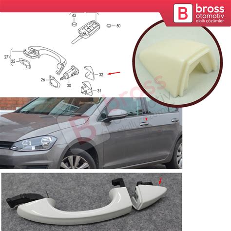 Bross Otomotiv BDP1088 VW Skoda Seat Audi için Ön Sol Dış Kapı Kol