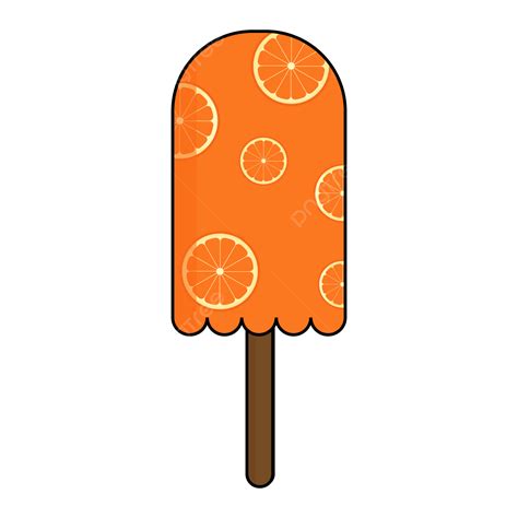 Ice Cream Scoop Clipart Vector Ice Cream Orange Ice Cream Ice Cream