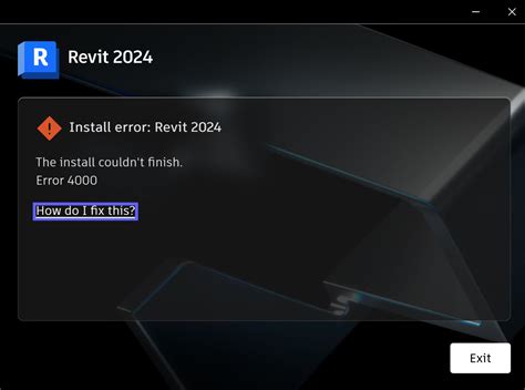 Error De Instalaci N Revit La Instalaci N No Ha Podido