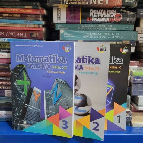 Jual BUKU BEKAS MATEMATIKA KEL WAJIB KELAS 1 2 3 SMA ERLANGGA XYZ