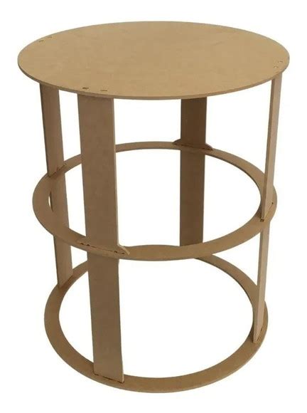 Trio 3 Mesa Cilindro Mdf Festa Mini Table Pmg Mdf Cru No Elo7