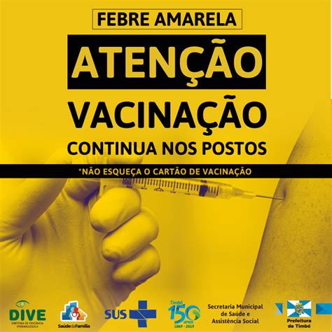 Timb Realiza Campanha Noturna De Vacina O Contra A Febre Amarela