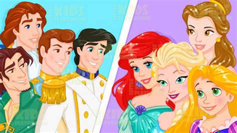 Disney Princess Elsa Ariel Rapunzel Cinderella And Belle Dating Game Youtube