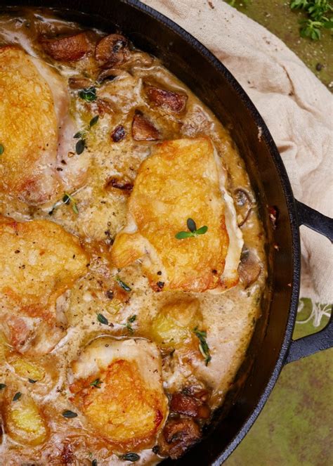 Chicken Thighs Mushroom And Potato Casserole Casserole Recipes