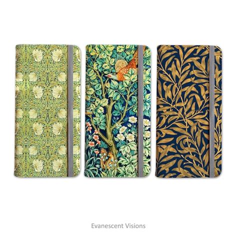 William Morris Art Wallet Phone Case Samsung S22 S21 S10 Etsy