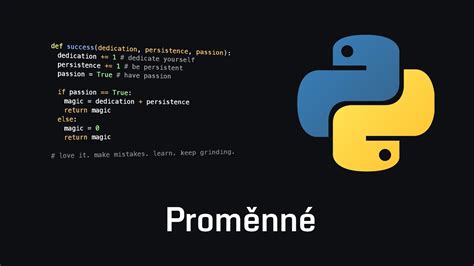 Proměnné Programování v Pythonu 2 YouTube