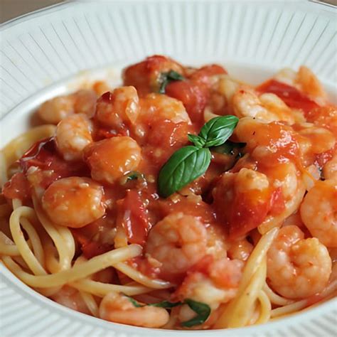 Spaghetti Met Pittige Garnalen Jumbo