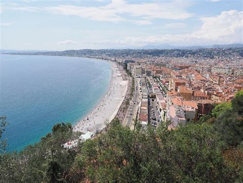 Nice France Colline Du Chateau View Of Nice And Beach