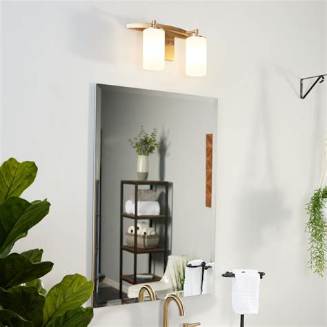 Generation Lighting Alturas 1356 In 2 Light Satin Brass Moderncontemporary Vanity Light