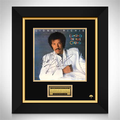 Lionel Richie Dancing On The Ceiling Limited Signature Edition Lp Cover