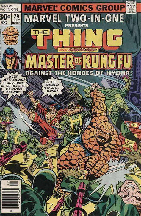 Marvel Two-In-One #29 FN ; Marvel | the Thing Shang-Chi | Comic Books ...