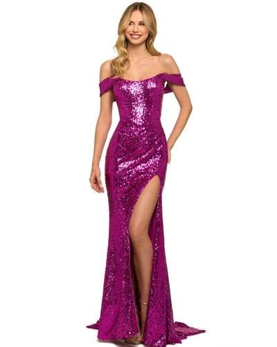 Purple Prom Dress For Women Up To 84 Off Lyst