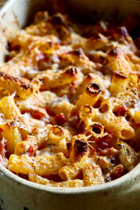 Gratin De Rigatoni Au Jambon FOODLOLO