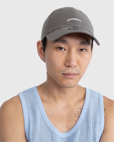 New Era X Highsnobiety Arch Logo Cap Gray Highsnobiety Shop