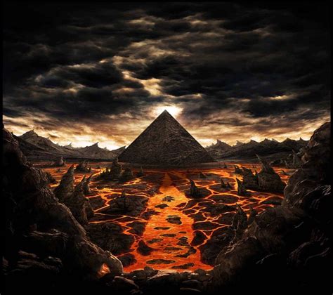 Fantasy Pyramid Dark Best Wallpaper 111841 - Baltana