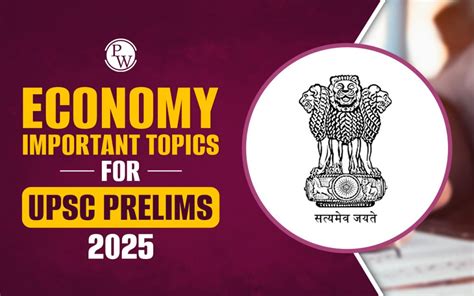 Economy Important Topics For UPSC Prelims 2025