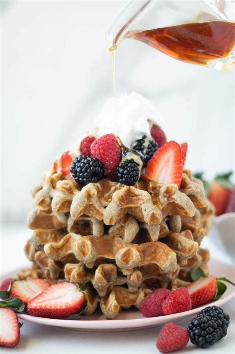 Banana Protein Waffles Begin With Balance