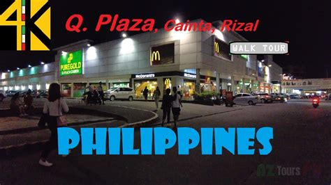 K Walking Around Q Plaza Beside Sta Lucia Mall At Night Cainta