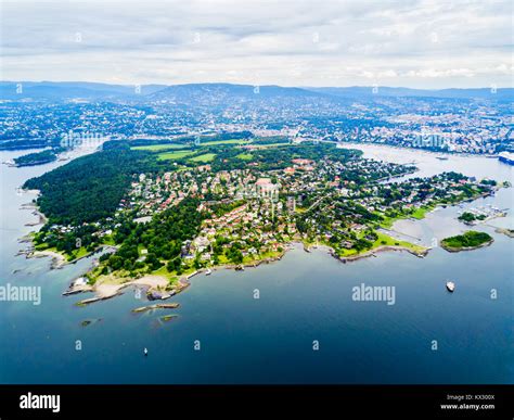 Bygdoy Aerial Panoramic View Bygdoy Peninsula Situated On Western Side