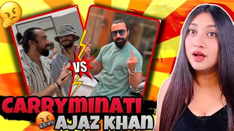 Carry Minati Vs Ajaz Khan Lafda Hashtag Vloggers Viral Trending