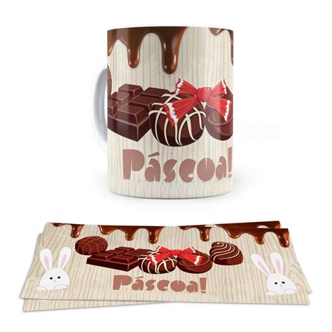 Caneca Ceramica Pascoa Chocolates Submarino