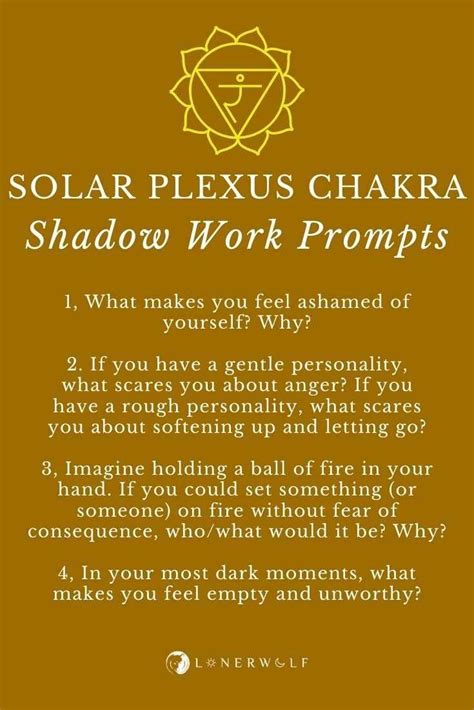 35 Shadow Work Prompts For Each Chakra Shadow Work Shadow Work