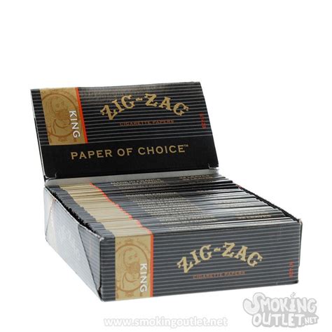 Zig Zag King Size Rolling Papers Smoking Outlet