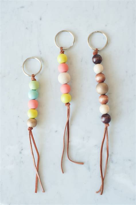 Beaded Key Ring