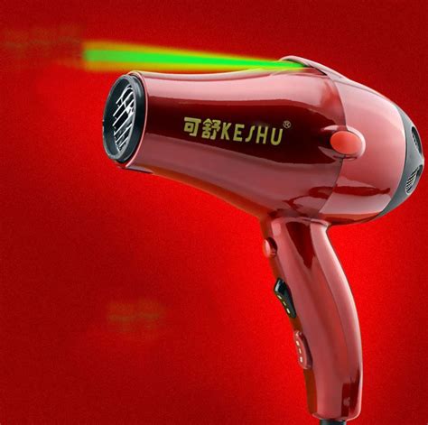 Professional Heated Power 2000W Hair Dryer Modern Red Styling Tools