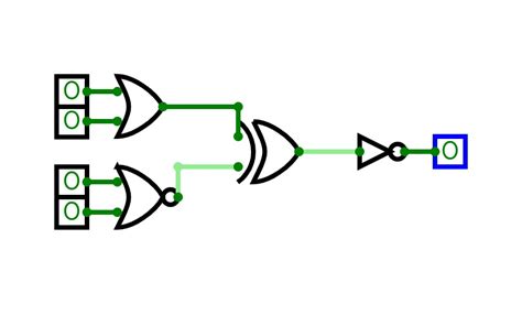 CircuitVerse - Logic Gates Circuit 1